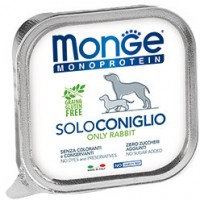 Monge Dog Monoprotein Solo консервы для собак паштет из кролика
