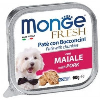 Monge Dog Fresh консервы для собак свинина 100г