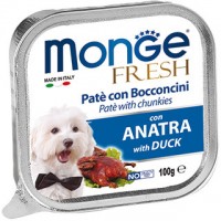 MONGE DOG FRESH консервы для собак утка 100 гр.