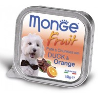 MONGE DOG FRUIT консервы для собак утка с апельсином 100 гр.