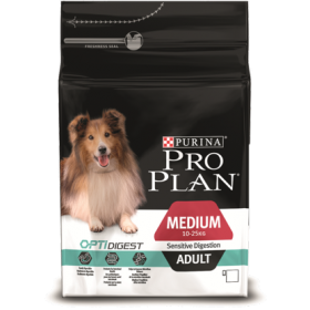 Проплан Dog OPTIDIGEST корм для собак средних пород ягненок чувствительное пищеварение