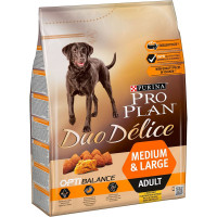 Проплан Dog DUO DELICE корм для собак средних и крупных пород курица