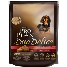Проплан Dog DUO DELICE корм для собак мелких и карликовых пород лосось