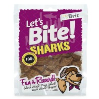 Brit Лакомство для собак Let's Bite Sharks Акулы, 150г (513758)