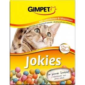 Gimpet Витаминизированное лакомство "JOKIES" для кошек 400 гр (520шт)