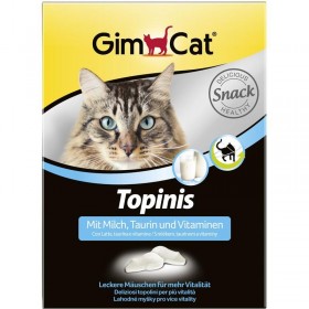 Gimpet Витаминизированное лакомство для кошек "Мышки" с молоком 190шт (220гр)