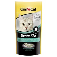 Gimpet Витаминизированное лакомство для кошек "Дента-Кисс" для очистки зубов, 40 гр
