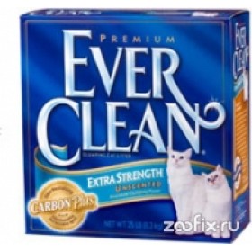 Ever Clean Extra Strength Unscented наполнитель без ароматизатора для чувствительных к запахам кошек и их хозяев 
