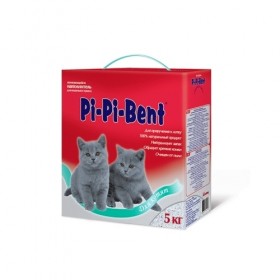 PI-PI-BENT наполнитель комкующийся для котят (коробка)