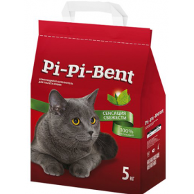 PI-PI-BENT Cенсация свежести наполнитель комкующийся для кошачьего туалета