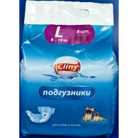 Cliny Подгузники для животных 8-16 кг размер L 