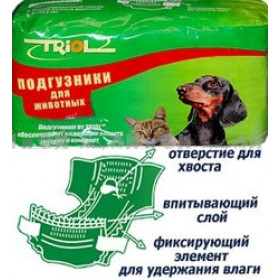 TRIOL подгузники для собак XL (9 шт) 