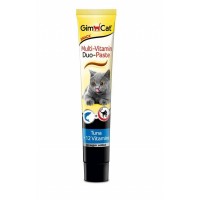 Gimcat паста "Дуо Мульти-Витамин" Тунец+12 витаминов для кошек, 50 гр.