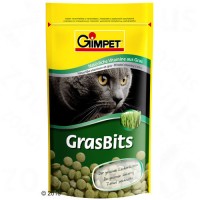 Gimpet витаминизированное лакомство Grasbits для кошек 50 гр  