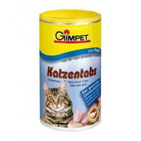 Gimpet витаминизированное лакомство Katzentabs для кошек с рыбой, 710 шт.