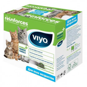 VIYO Reinforces All Ages CAT напиток-пребиотик для котят, взрослых и старых кошек 
